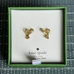 NEW | Kate Spade | All Tied Up Paved Bow Stud Earrings (RET $59)